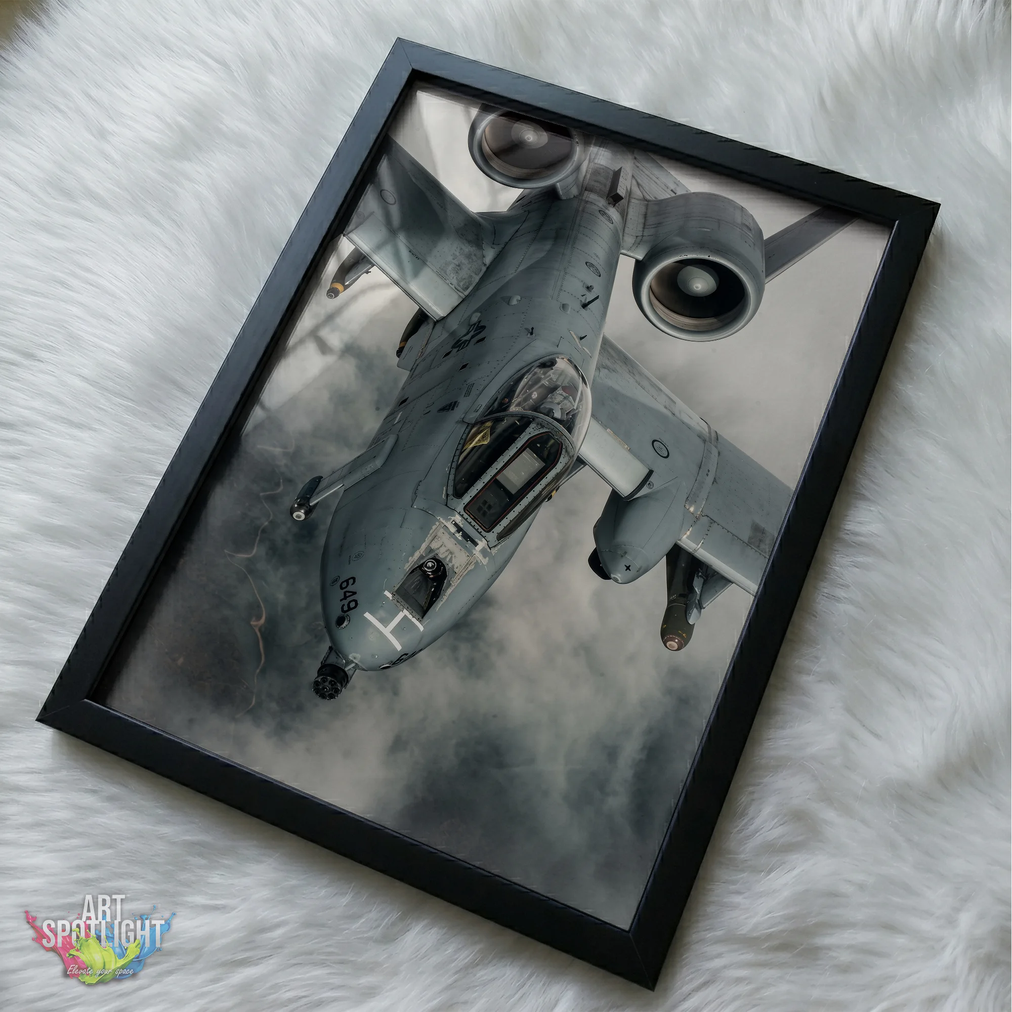 A-10 WARTHOG IN THE CLOUDS