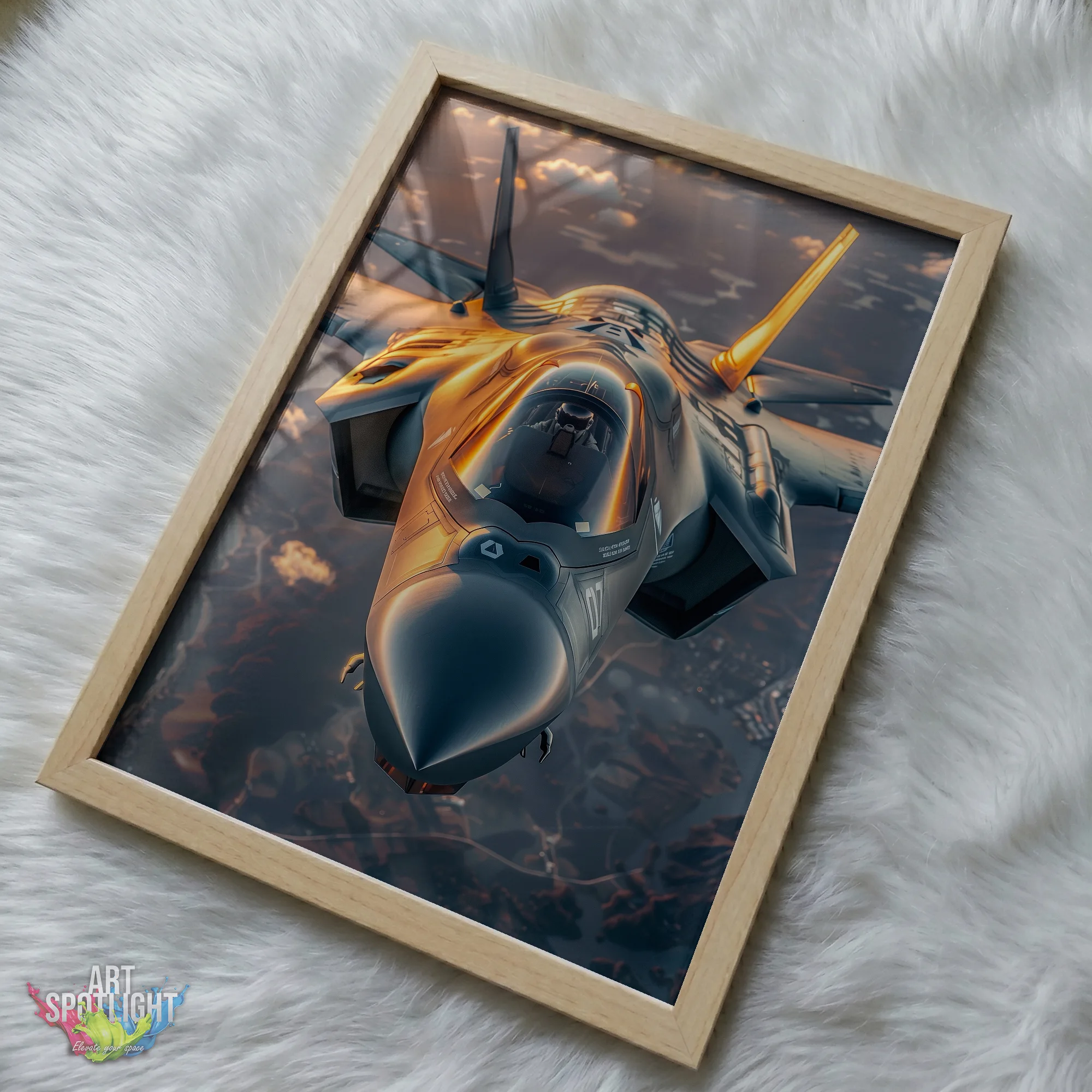 FUTURISTIC STEALTH FIGHTER