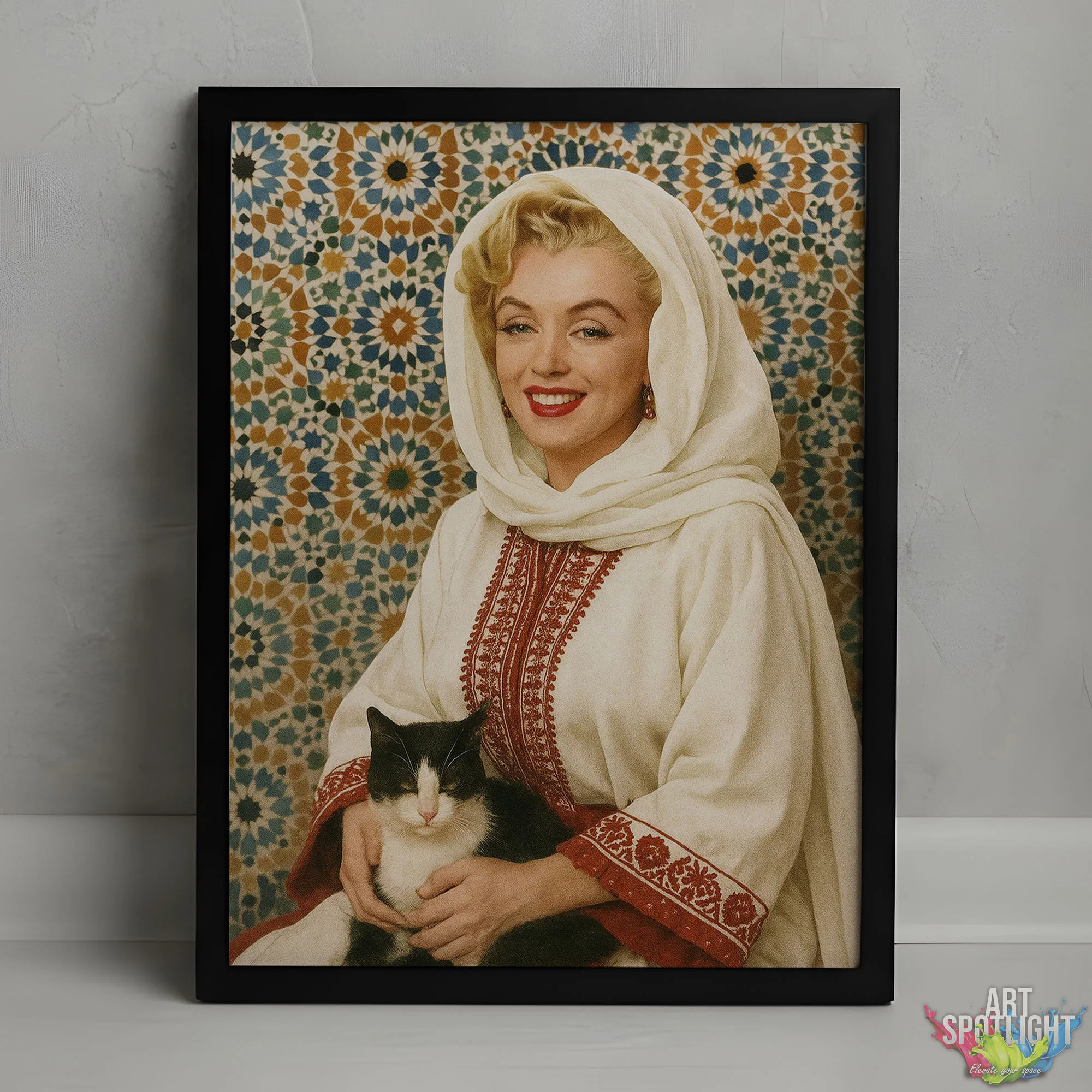 MARILYN MONROE en tenue marocaine