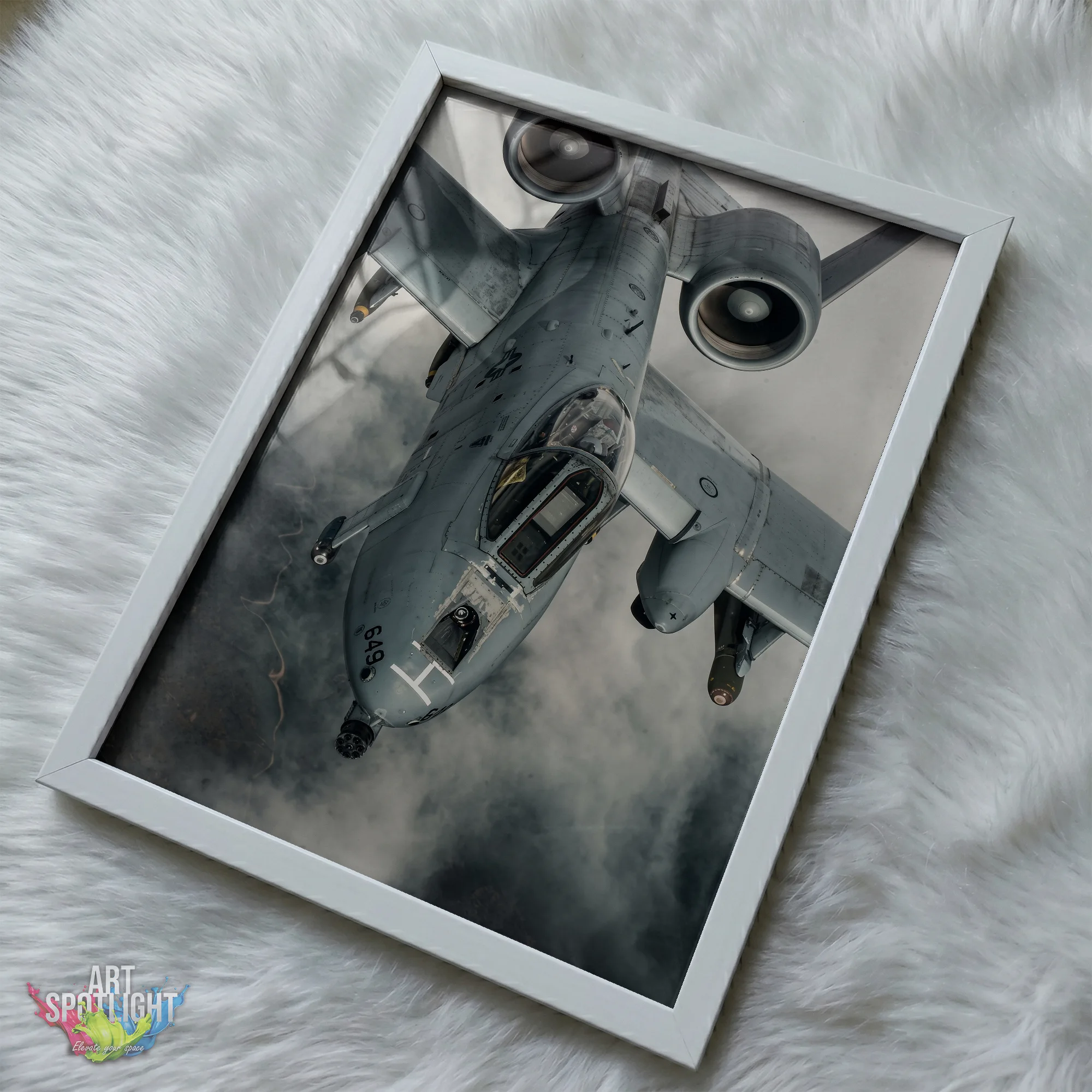 A-10 WARTHOG IN THE CLOUDS