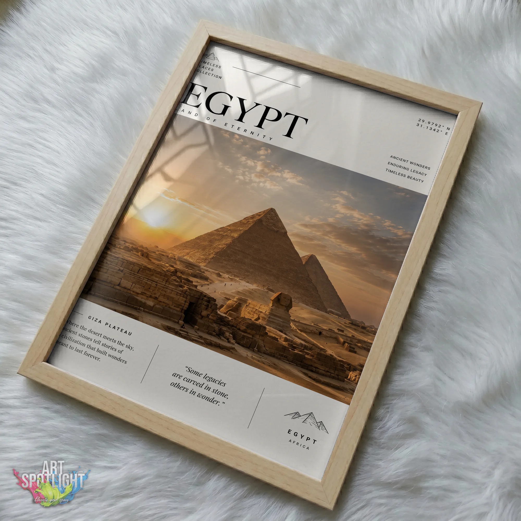 PYRAMIDS AND SPHINX EGYPT