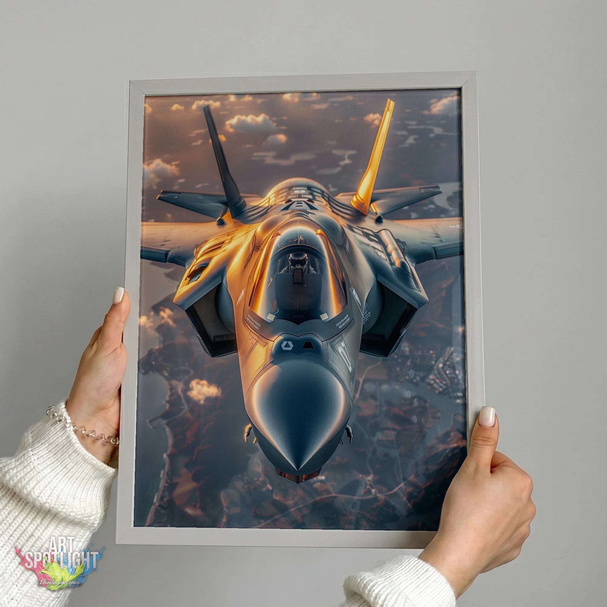 FUTURISTIC STEALTH FIGHTER