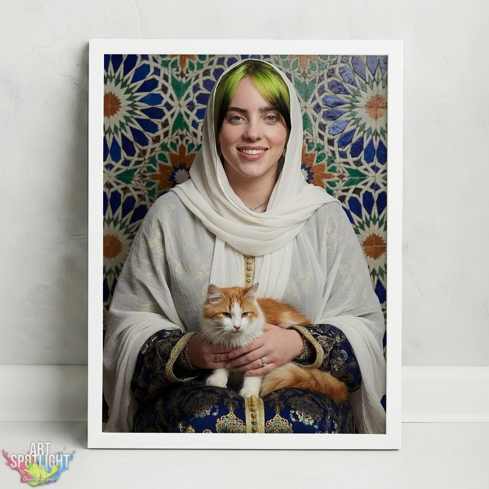 BILLIE EILISH en tenue marocaine