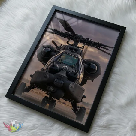 AH-64 APACHE FRONT VIEW