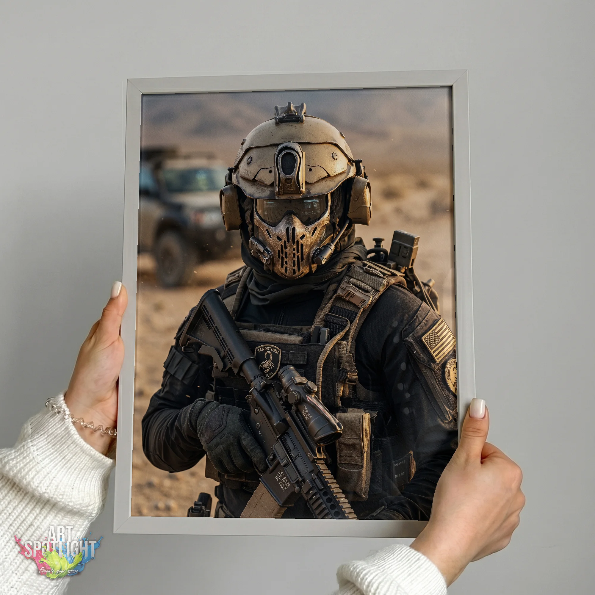 FUTURISTIC TACTICAL SOLDIER