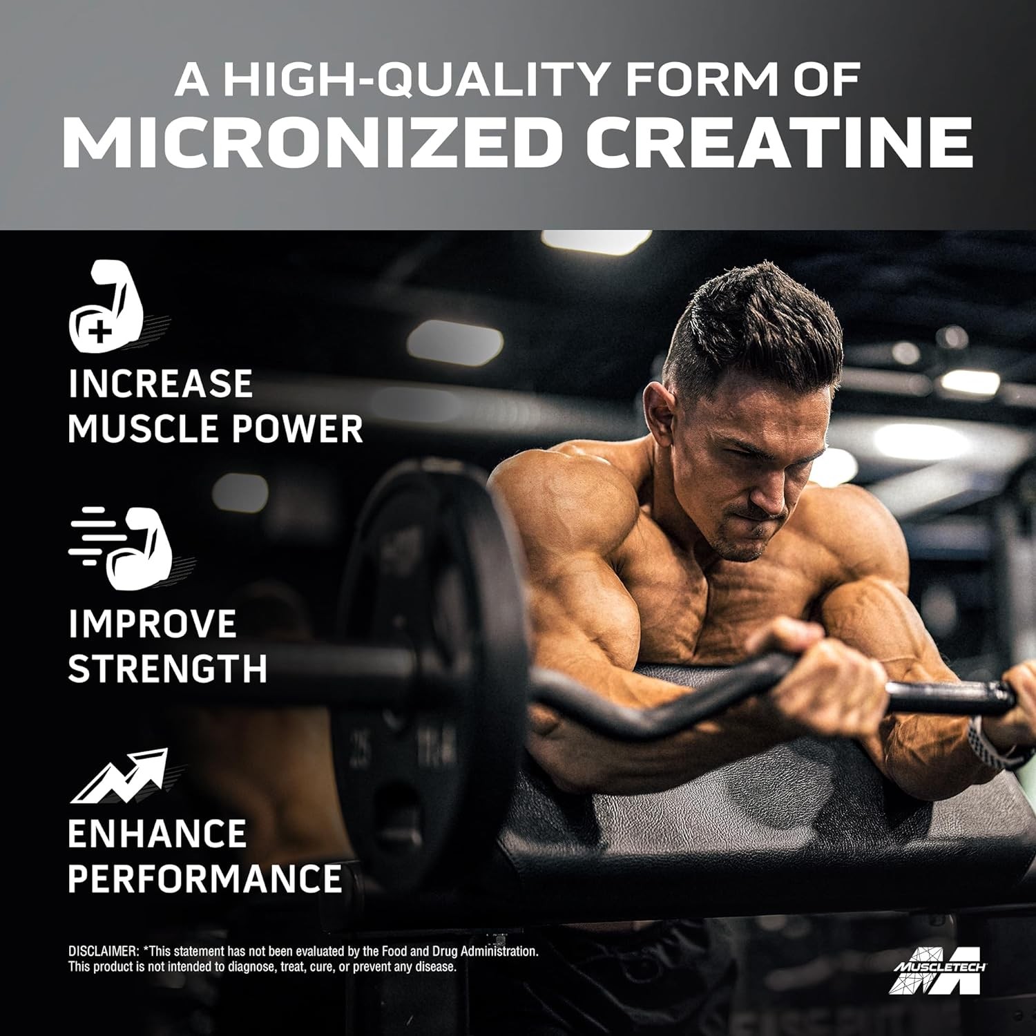 Platinum 100% créatine 400 G - Muscletech