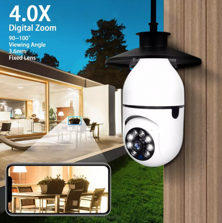 آخر إصدار : كاميرا ذكية على شكل مصباح للتمويه عالية الدقة 1080 مزودة بعدة تكنولوجيات جديدة