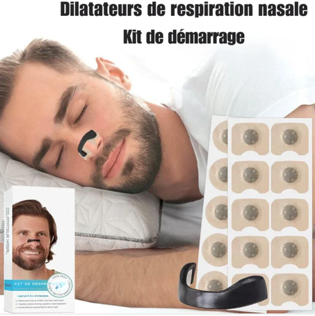 Bandes nasales magnétiques avec dilatateurs