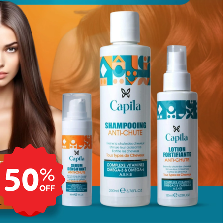 يعالج جفاف الشعر وتقصفه ويزيد في الطول الشعر ويرطب الشعر