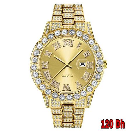 MONTRE HIP HOP GLD