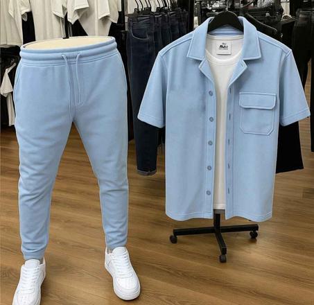 ENSEMBLE HOMME ZARA BLEU