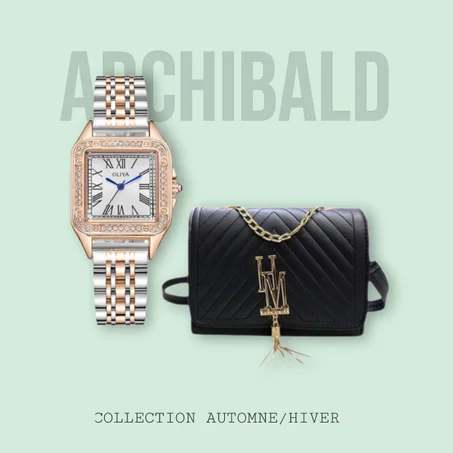 MONTRE + SAC FEMME