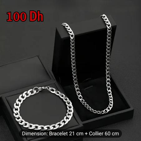 CCOLLIER BRACLETE HOMME