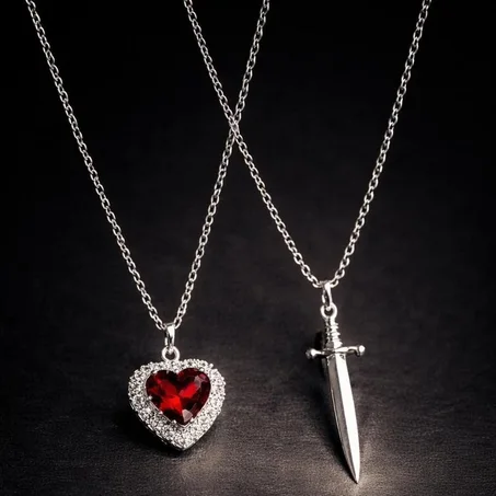قلادة القلب و السيف