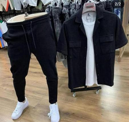 ENSEMBLE HOMME ZARA NOIRE