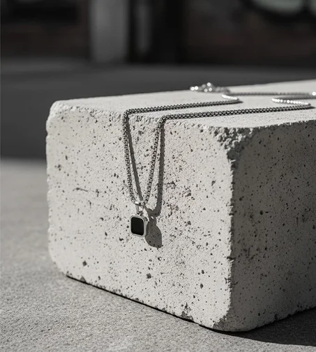 Square Onyx Pendant