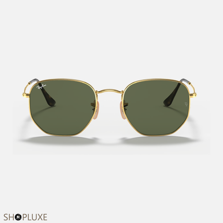 RAY-BAN HEXAGONAL FLAT LENSES POLI OR VERT