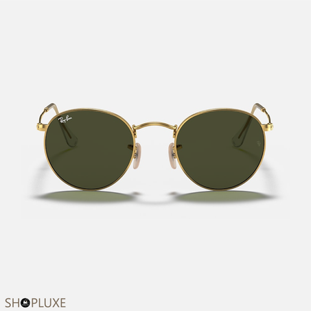 RAY-BAN ROUND METAL POLI OR VERT