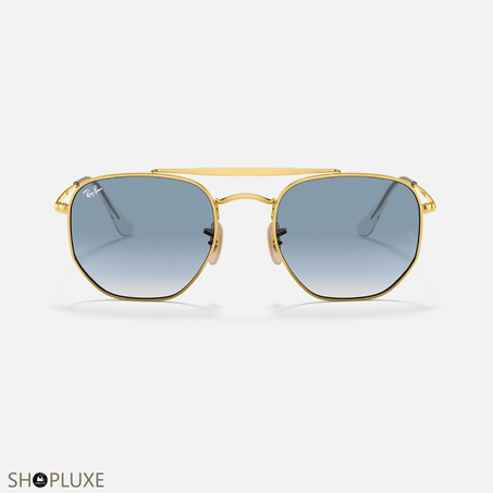 RAY-BAN MARSHAL POLI OR BLEU