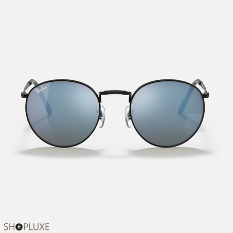 RAY-BAN NEW ROUND POLI NOIR BLEU