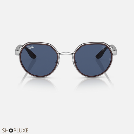 RAY-BAN RB3703M  FERRARI POLI ARGENT BLEU