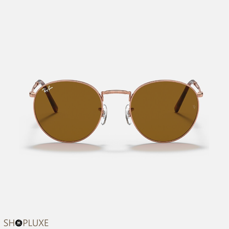 RAY-BAN NEW ROUND POLI ROSE MARRON