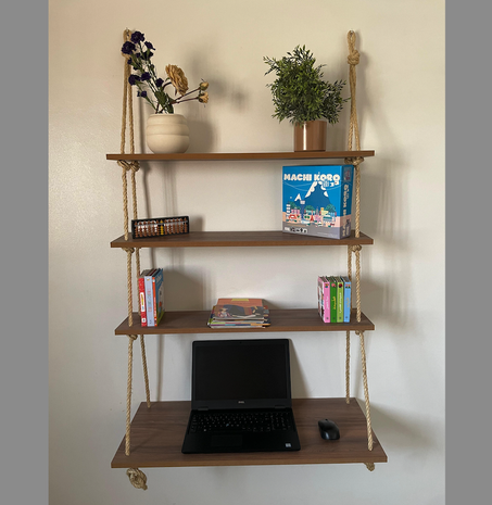 Bureau enfant compact mural – Design scandinave