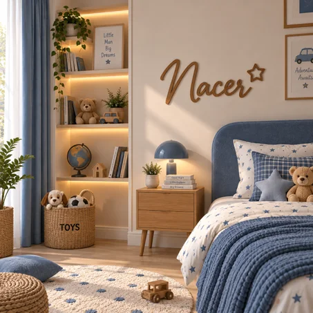 Prénom mural en bois - personnalisé