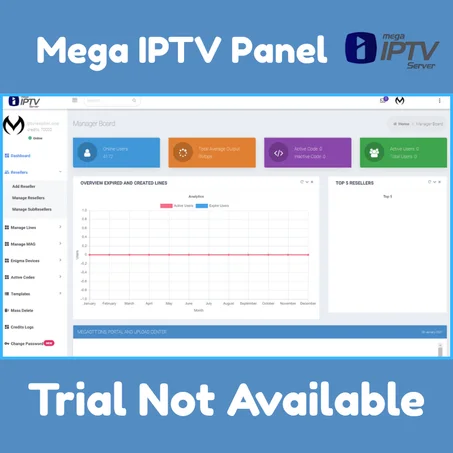 🚀 Mega IPTV Reseller Panel – 850 Credits + 35 Premium Netflix Accounts 🚀
