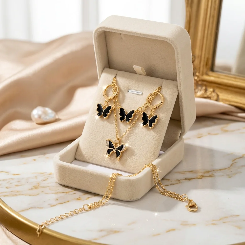 Parure Papillon de Nuit