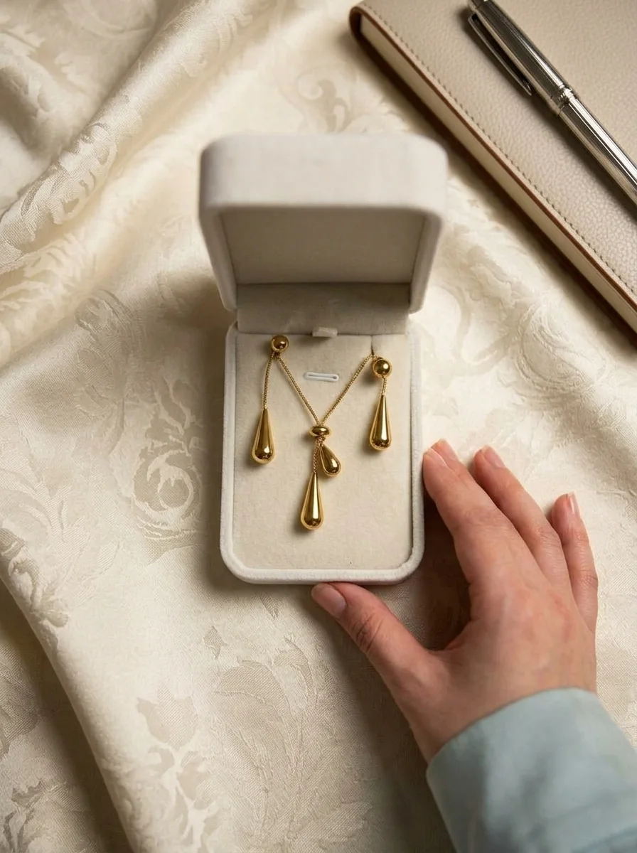 Parure Goutte Précieuse