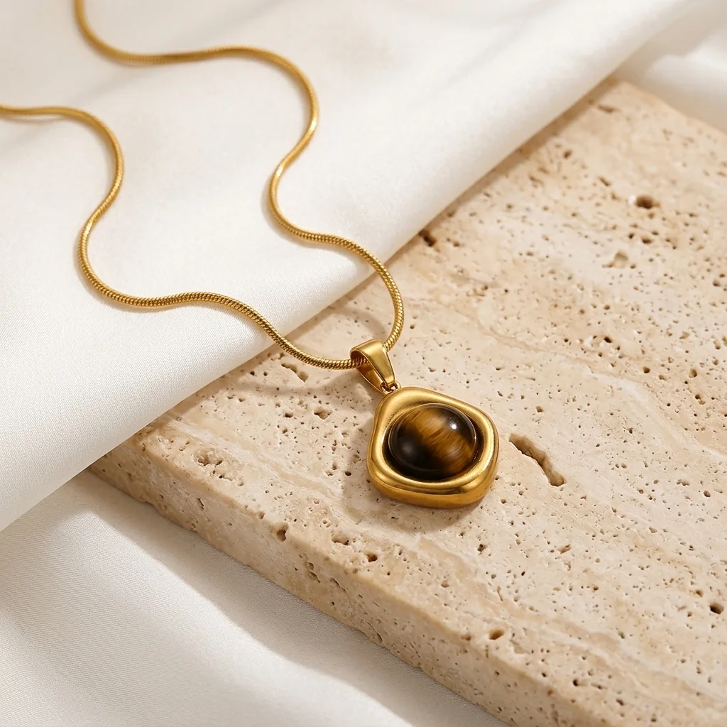 Collier Tigre Dorée