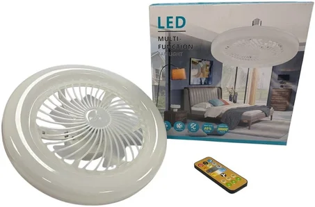 مروحة سقفية LED متعددة الوظائف مع إضاءة قوية