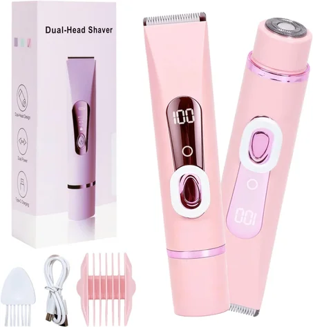 Rasoir bikini 2-en-1– Rechargeable USB