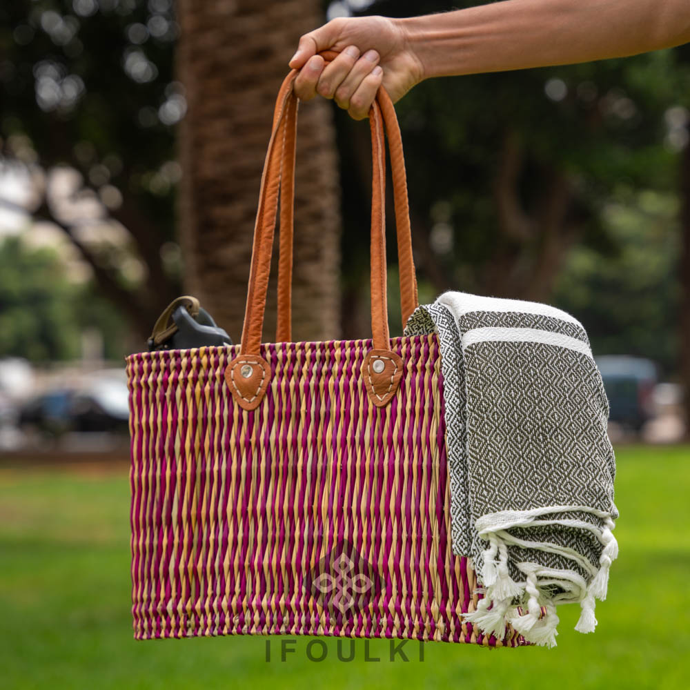 Tazouga Straw Basket