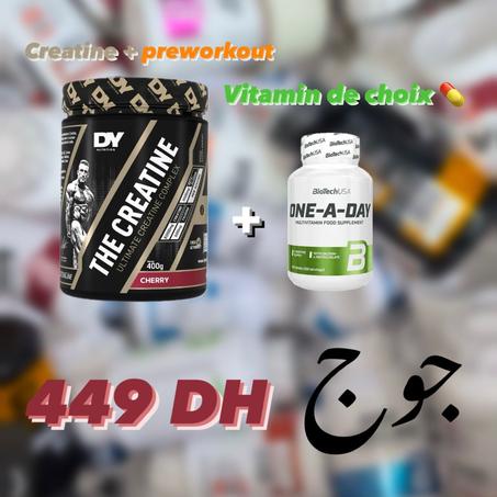 DY Nutrition The Creatine 400g + Vitamine au choix