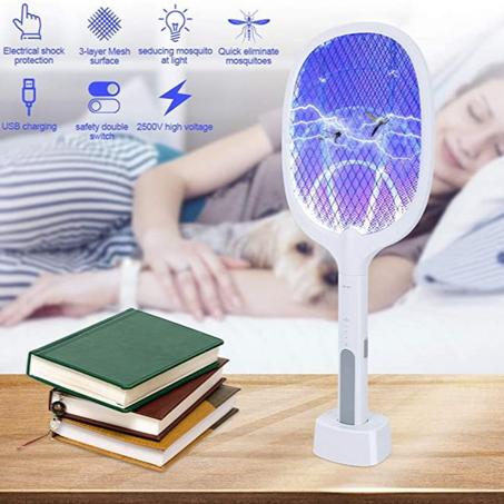 مضرب كهربائي لصعق الناموس و الحشرات