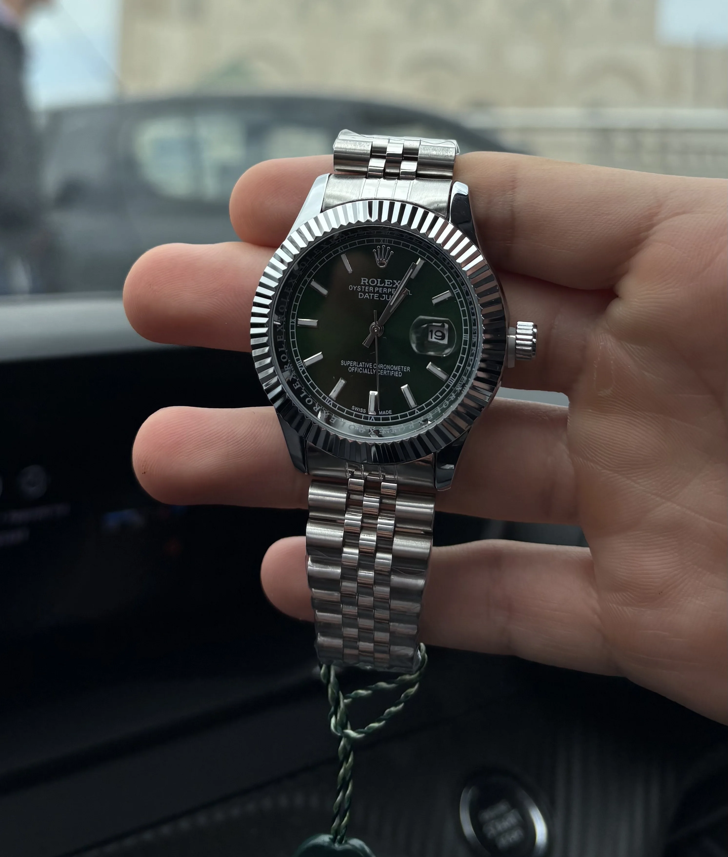 ROLEX DATEJUST VERT - BOITE SIMPLE