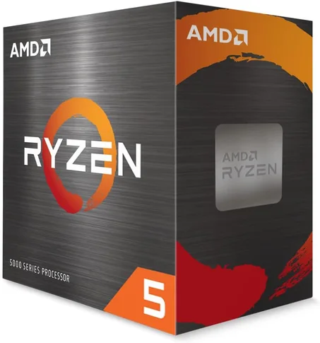 AMD Ryzen 5 5500 - Procesador para computadora de escritorio desbloqueado de 6 núcleos y 12 hilos con enfriador Wraith Stealth