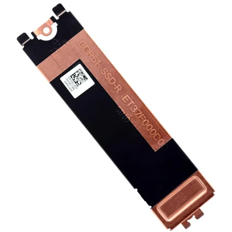 Deal4GO ranura 2 lado derecho 2280 M.2 SSD cubierta disipador térmico placa térmica 3JJDG 4TW9C para Dell XPS 15 9500 9510 Precision 5550 5560 Latitude 5500