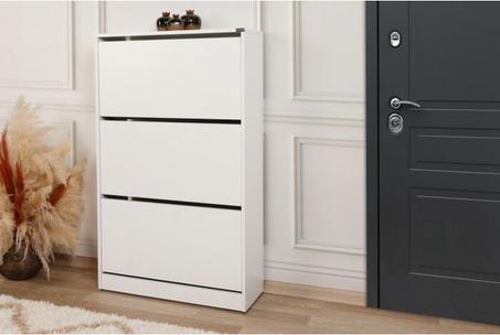 Meuble à chaussures 3 abattants