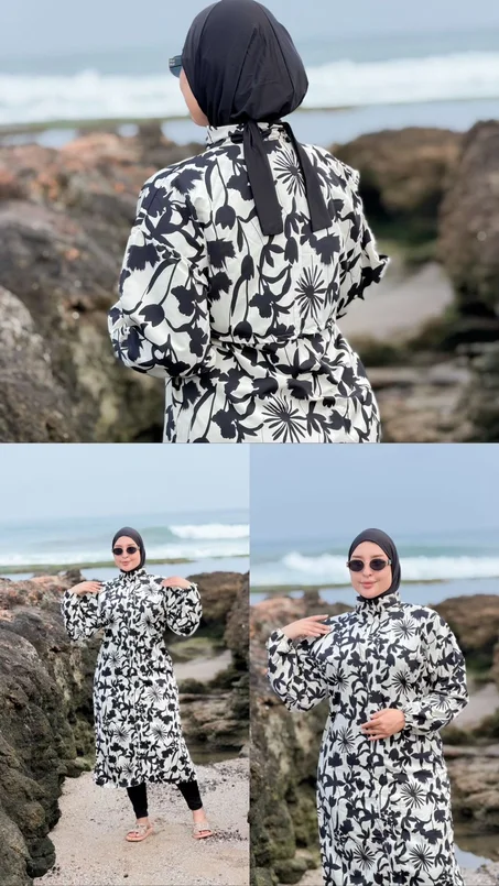 BURKINI FLEURE 2 PIECES
