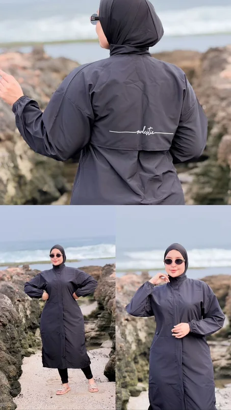 BURKINI NOIR 2 PIECES