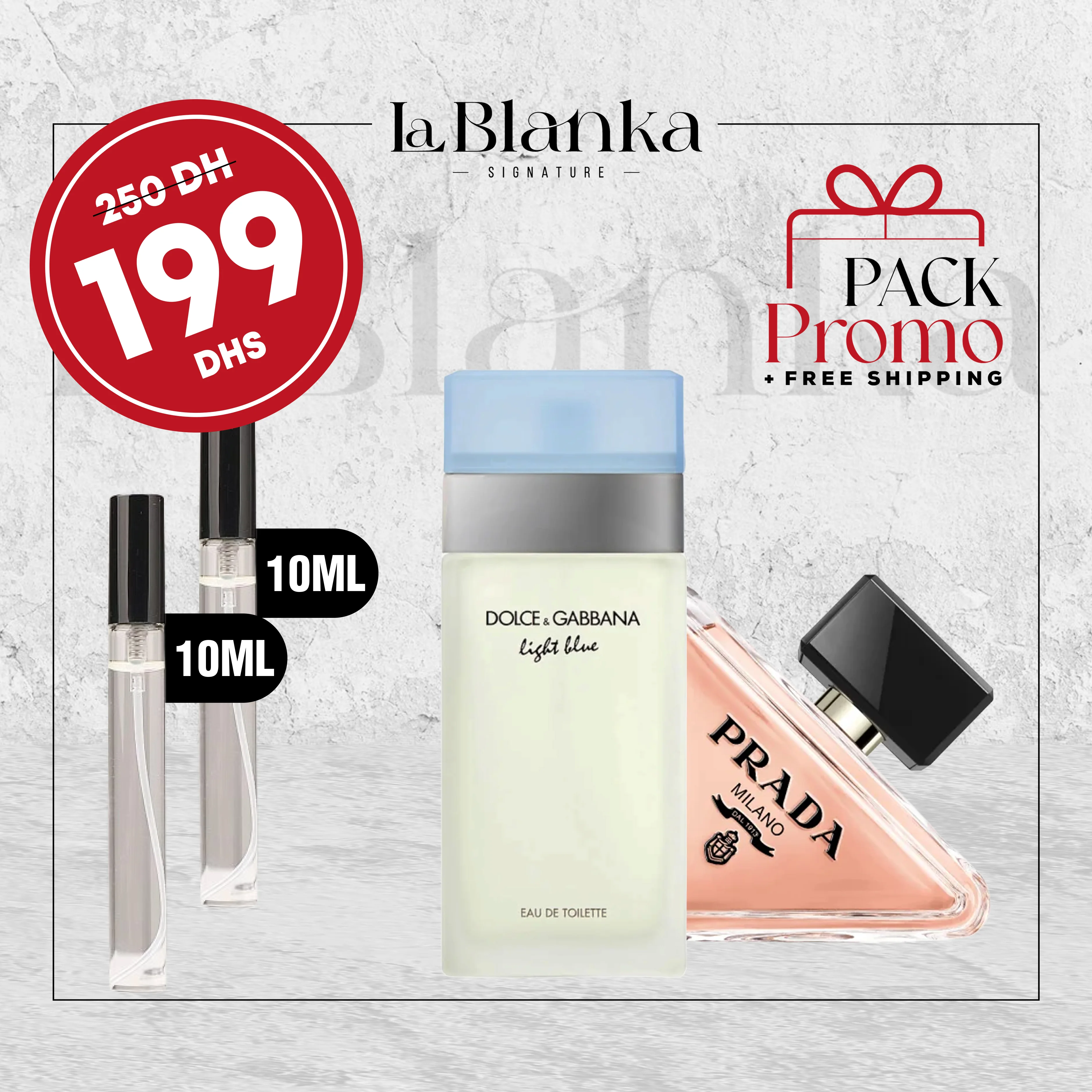 light blue women & Prada Paradoxe 20ml