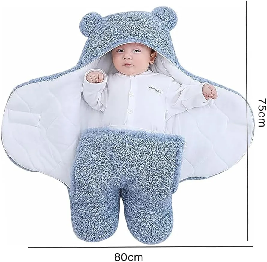 بورت بيبي فرو كشمير ناعم (مقاس كبير حتى سنتين) - لبني