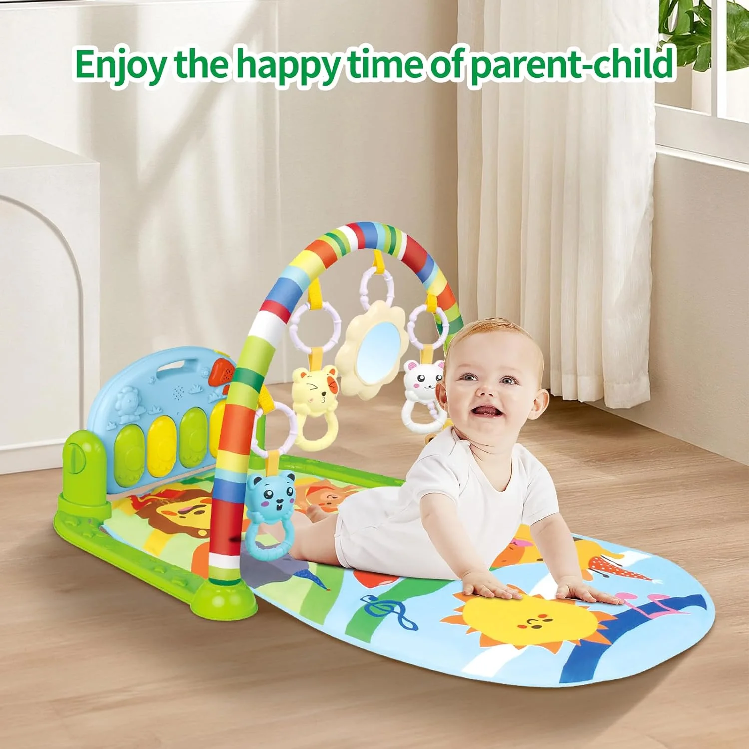 سجادة ألعاب البيانو الذكية (Piano Kick & Play) - لتنمية مهارات طفلك