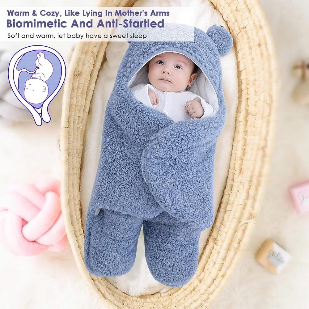 بورت بيبي فرو كشمير ناعم (مقاس كبير حتى سنتين) - لبني