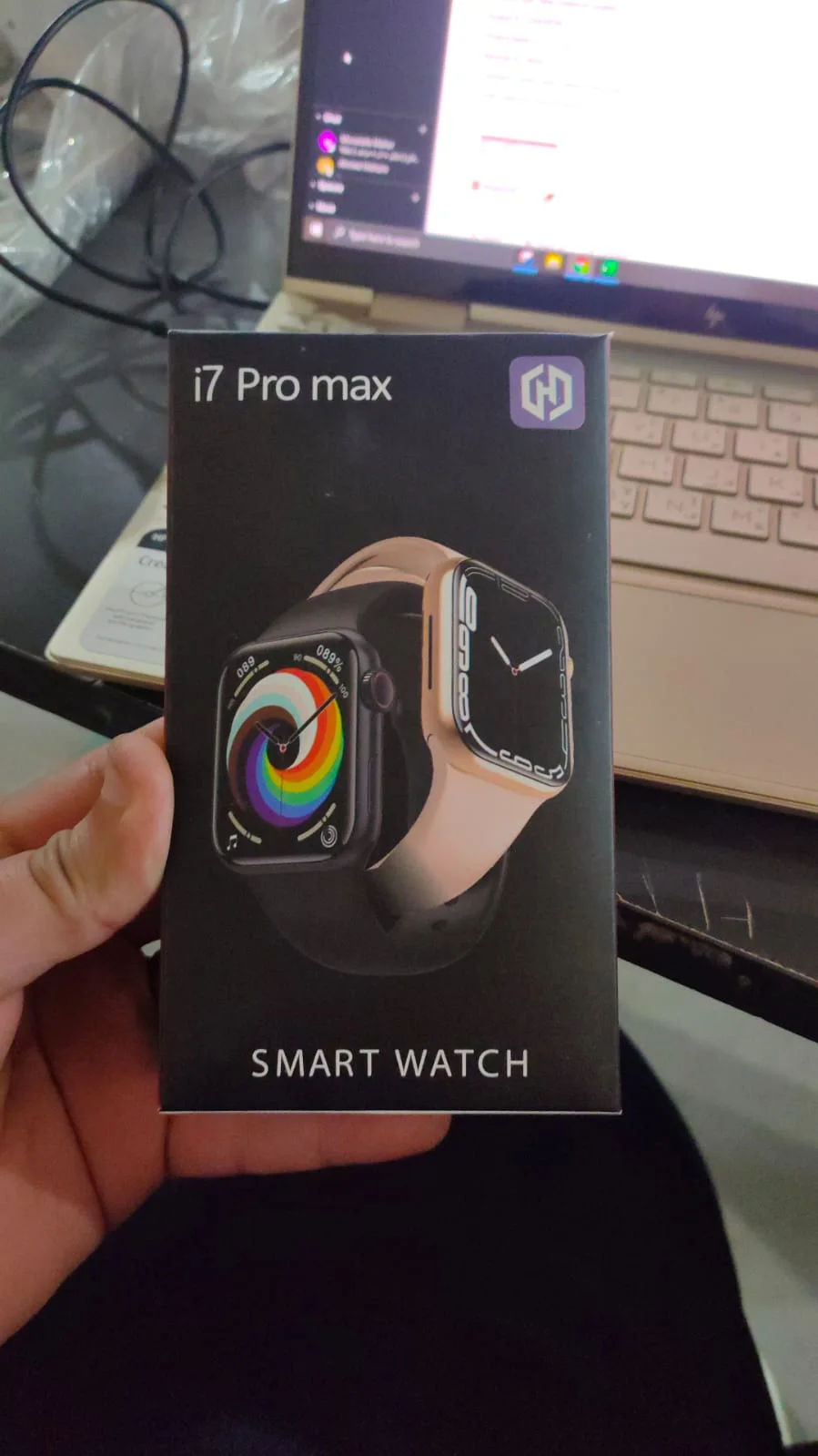 ساعة I7 ProMax الذكية - شاشة كاملة ومكالمات بلوتوث | Smart Watch I7 ProMax - Full Touch Screen & Bluetooth Calls