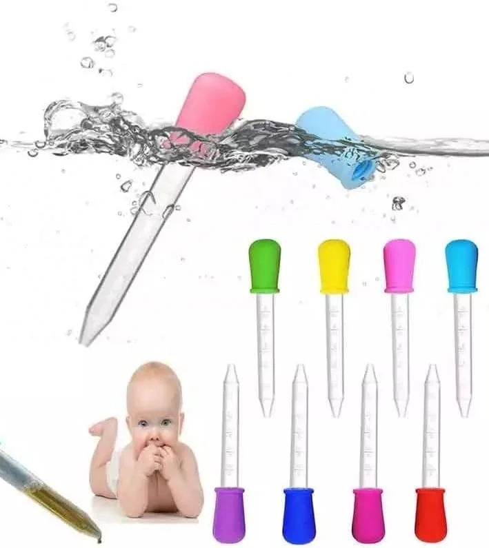 سرنجة تغذية وأدوية مضادة للاختناق لحديثي الولادة مكونه من قطارة سرنجة تغذية