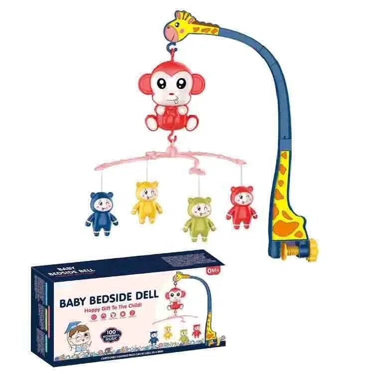 ملاهي سرير الأطفال الموسيقية الدوارة 360 درجة - ألعاب تعليمية ناعمة